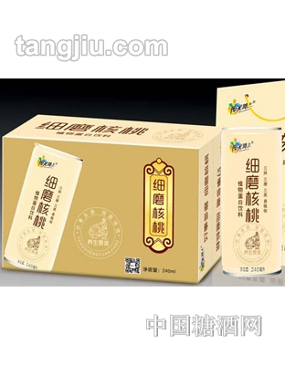 陽光路上細(xì)磨核桃植物蛋白飲料240ml