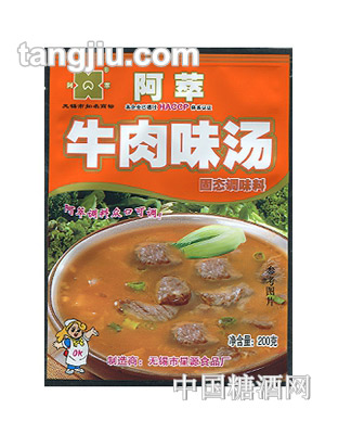 阿萃調(diào)味料牛肉味湯料200g