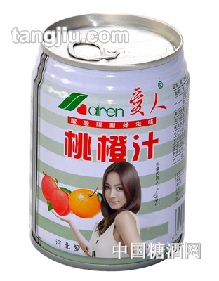 愛(ài)人桃橙汁250ml