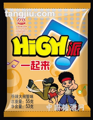 HIGH派香辣大閘蟹味55g