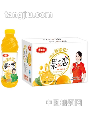 百事利果之戀橙粒果味飲料600ml