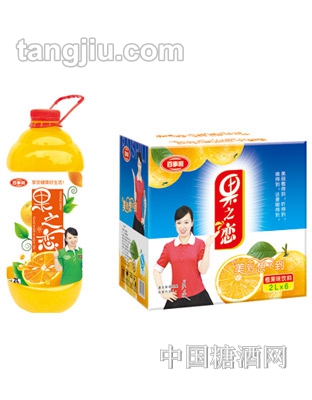 百事利果之戀橙果味飲料2L&#215;6瓶