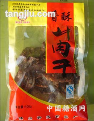 香酥牛肉干100g