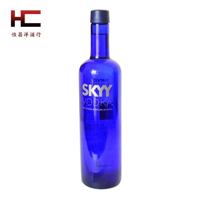 四川成都洋酒批發(fā)進口啤酒賣SKYY藍天深藍伏特加批發(fā)