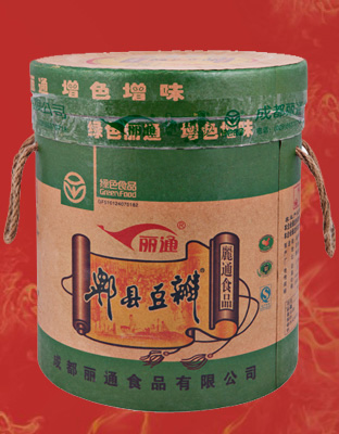 麗通紅油豆瓣（紙桶）15kg/桶