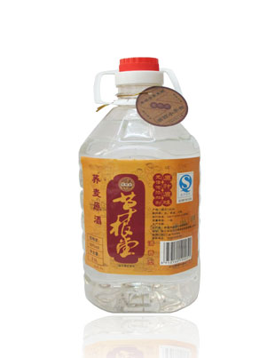 純糧食酒散裝白酒 簡(jiǎn)裝苦蕎麥白酒 草根堂蕎麥酒 50度2