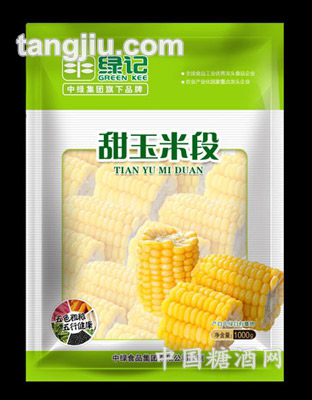 綠記速凍蔬菜甜玉米段1kg