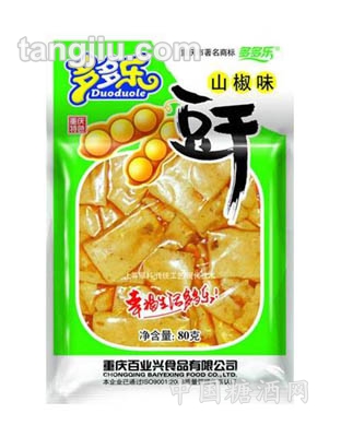 袋裝豆干山椒味