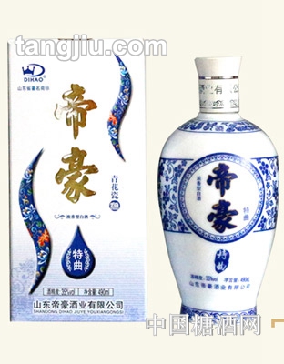 帝豪酒青花瓷490ml