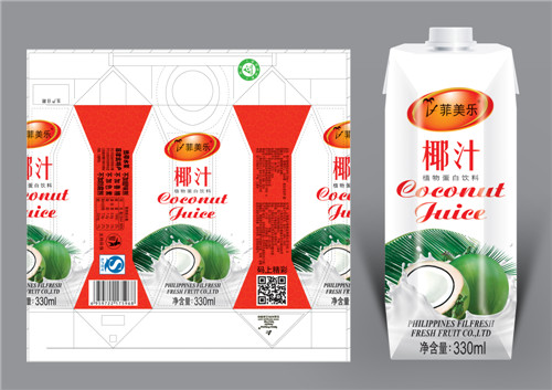 菲美樂(lè) 椰子汁（利樂(lè)鉆石包）330ml