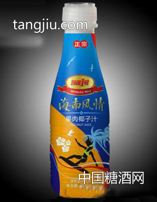 瓊崖一號(hào)海南風(fēng)情果肉椰子汁500ML