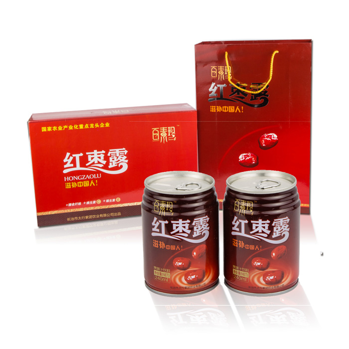 供應(yīng)【百素珍】紅棗露 飲料240ml*20罐/箱。量大優(yōu)惠，