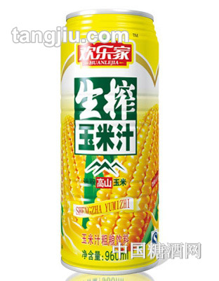 歡樂(lè)家玉米汁飲品960ml