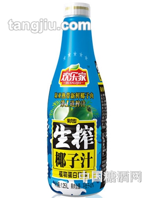 歡樂家（果肉型）生榨椰子汁飲料1.25L