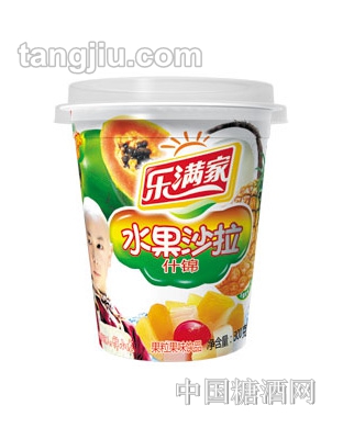 樂滿家什錦水果沙拉果粒果味飲料300g