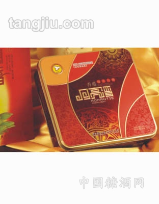 廣式中秋月餅直銷送禮精美團(tuán)購月亮灣（紅色）