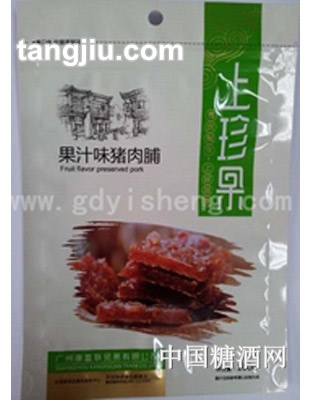 上珍果果汁味豬肉脯100g