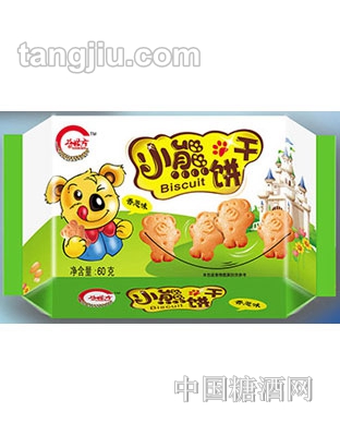 谷粒方小熊餅干香蔥味60g