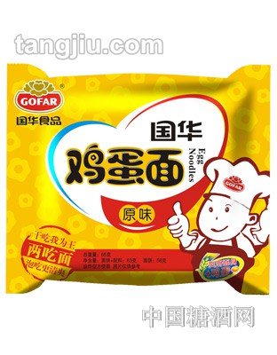 國(guó)華原味雞蛋味雞蛋面63g