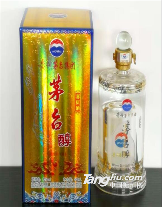 陳年老酒茅臺(tái)醇喜慶酒45度濃香型白酒500ml