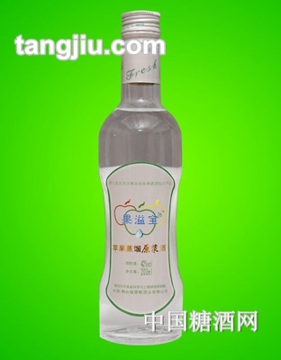 果溢寶42度蘋(píng)果蒸餾原漿酒200ml