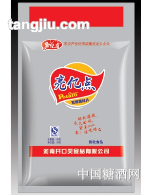 亮億點(diǎn)紫薯薯味片40g簡包