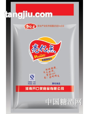 亮億點(diǎn)紫薯薯味片72g簡包