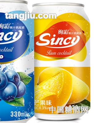 Sincy（絢彩）雞尾酒芒果味罐裝