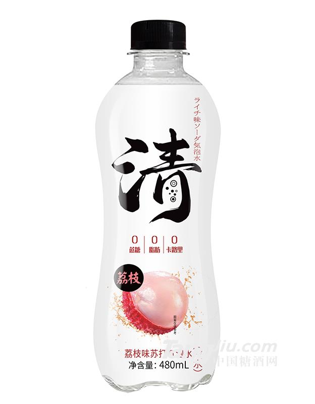 荔枝味蘇打氣泡水480ml