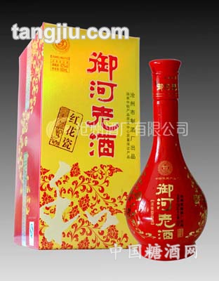 42度500ml御河老酒（紅花瓷）