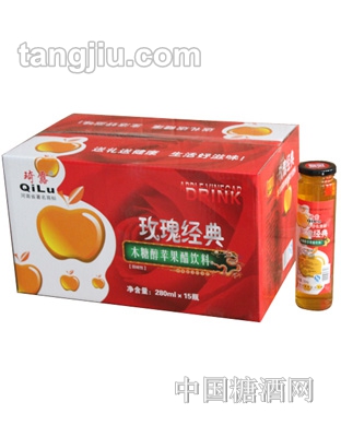 琦露木糖醇蘋(píng)果醋飲料玫瑰經(jīng)典320ml