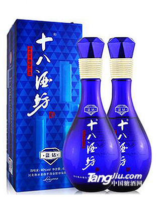 40度十八酒坊藍(lán)鉆400ml