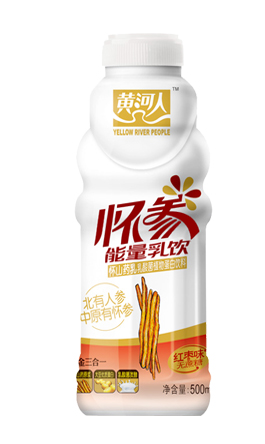 黃河人懷參能量乳紅棗味 焦作原產(chǎn)懷山藥飲料