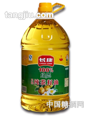 長康綠態(tài)99%純茶籽油5L