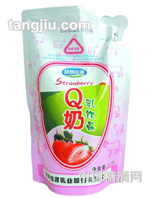 夢(mèng)想佳源草莓Q奶221ml