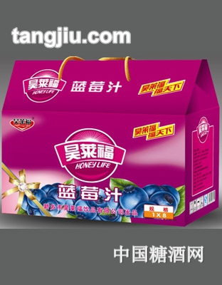 昊萊福禮盒裝藍莓汁310ml