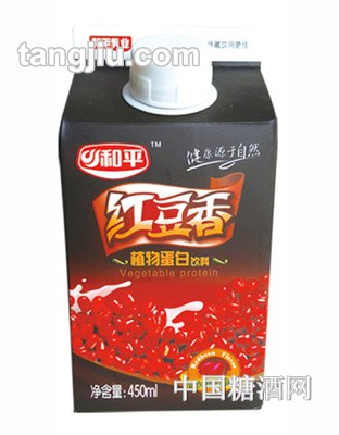 和平紅豆香植物蛋白飲料450ml