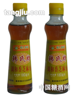 韓氏牌調(diào)和香芝麻油180ml