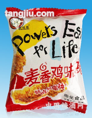 麥香雞味塊膨化食品