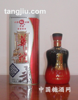 華皖酒鐵盒紅四星450ml