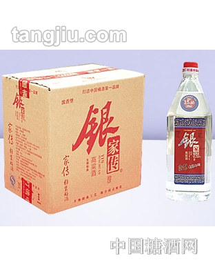 46度中桶銀家傳高粱酒箱裝1.5L