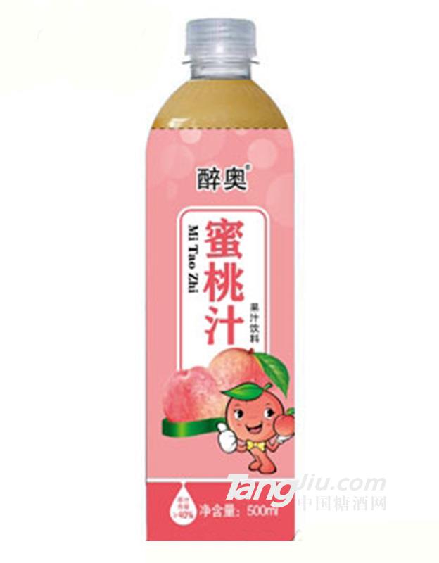 醉奧蜜桃汁果味飲料500ml