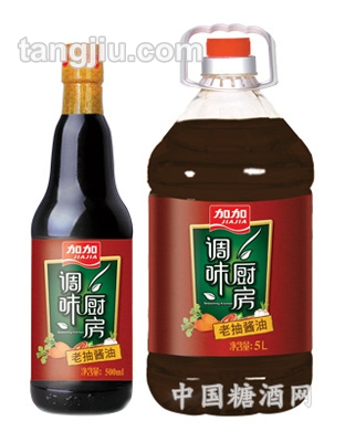 加加調味廚房&amp;#8226；老抽醬油500ml