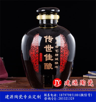 純手工雕刻陶瓷酒罐 10斤20斤50斤裝酒壇酒罐價(jià)格