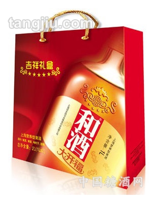 和酒大開福吉祥禮盒1L