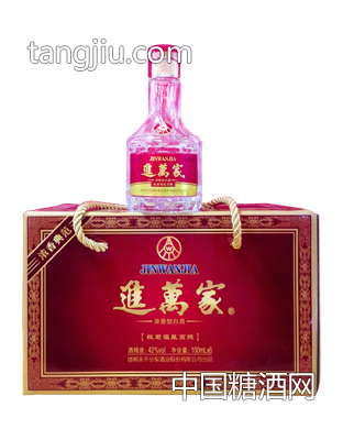 進(jìn)萬(wàn)家酒祝君福星高照-42度100ml