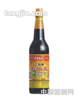 嘉美樂雙橫生抽王610ml