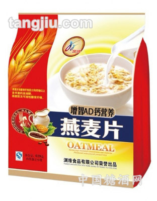 淵緣新增智AD鈣營養(yǎng)燕麥片618g