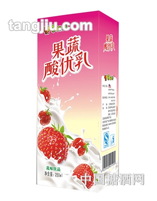 牛牛樂(lè)果蔬酸優(yōu)乳乳味飲料250ml