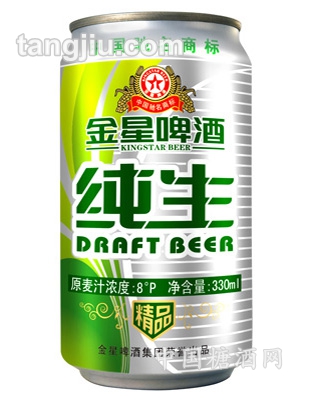 金星純生啤酒精品330ml